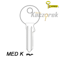 Expres 221 - klucz surowy mosiężny - MED K